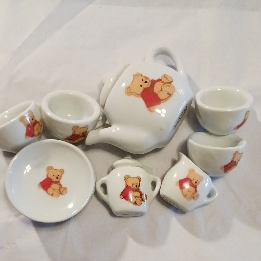 Charming Teddy Bear Tea Set for Kids